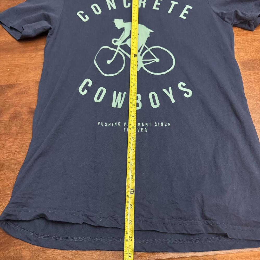 Modern Amusement, Concrete Cowboys, Cycling Graphic T-Shirt, Navy Mens M - Picture 7 of 7
